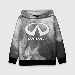 Толстовка-худи детская Infiniti - grey gradient, цвет: 3D-черный