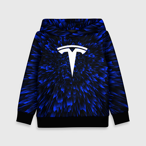 Детская толстовка Tesla blue energy / 3D-Черный – фото 1