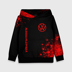 Детская толстовка Volkswagen - red gradient вертикально