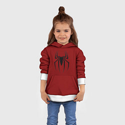 Толстовка-худи детская Человек-паук - Тоби Магуайр, цвет: 3D-белый — фото 2