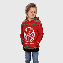 Толстовка-худи детская Stray Kids new year, цвет: 3D-черный — фото 2