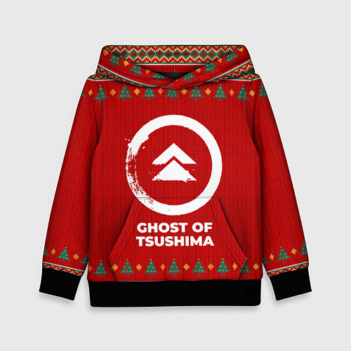 Детская толстовка Ghost of Tsushima new year / 3D-Черный – фото 1