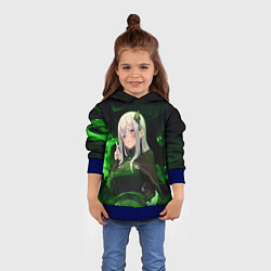 Толстовка-худи детская Ехидна Re:Zero, цвет: 3D-синий — фото 2