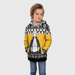 Толстовка-худи детская Свитер новогодний Майки, цвет: 3D-черный — фото 2