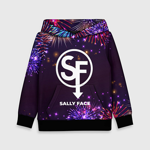 Детская толстовка Праздничный Sally Face / 3D-Черный – фото 1