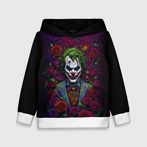 Детская толстовка Joker - roses / 3D-Белый – фото 1