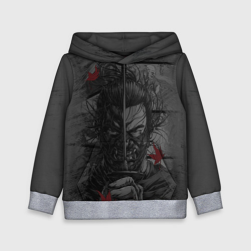 Детская толстовка Дзин Сакай - самурай / 3D-Меланж – фото 1