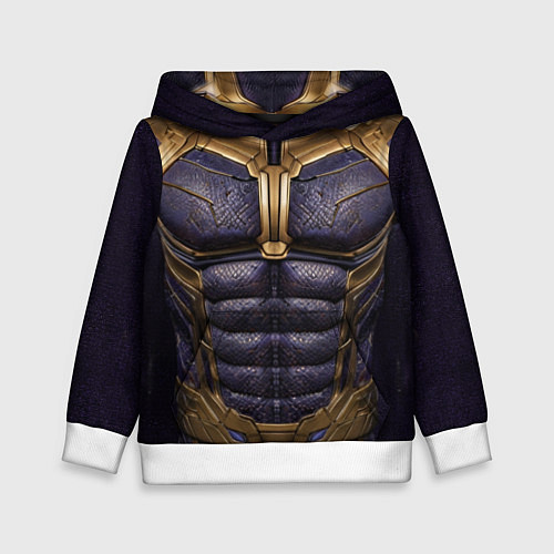 Детская толстовка Костюм Таноса из мстителей / 3D-Белый – фото 1
