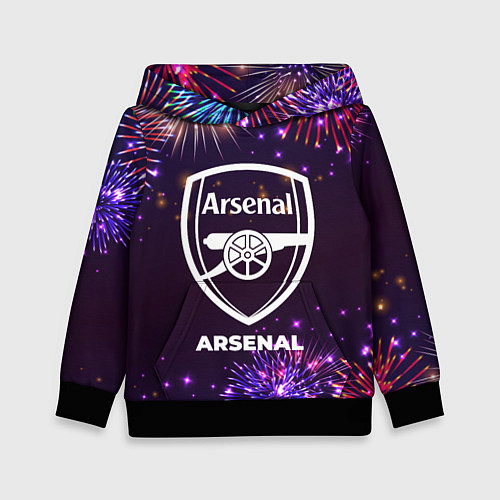 Детская толстовка Праздничный Arsenal / 3D-Черный – фото 1