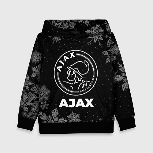 Детская толстовка Снежный Ajax / 3D-Черный – фото 1