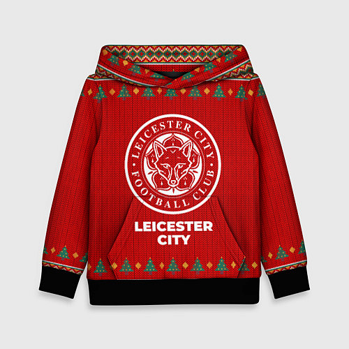 Детская толстовка Leicester City new year / 3D-Черный – фото 1