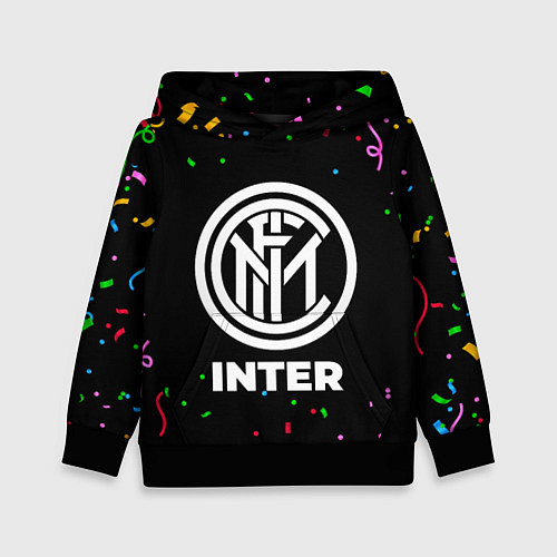 Детская толстовка Inter конфети / 3D-Черный – фото 1
