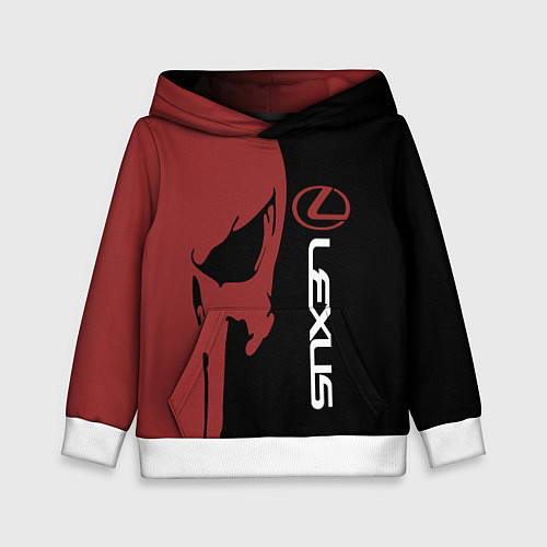 Детская толстовка Lexus и череп / 3D-Белый – фото 1