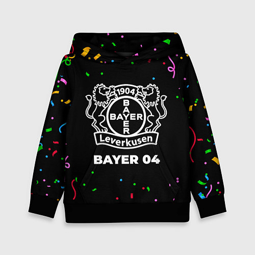 Детская толстовка Bayer 04 конфети / 3D-Черный – фото 1