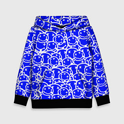 Детская толстовка Nirvana logo blue
