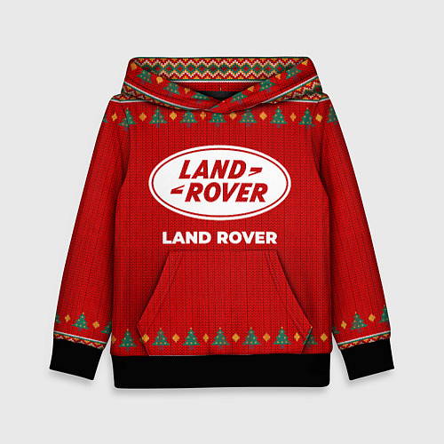 Детская толстовка Land Rover new year / 3D-Черный – фото 1