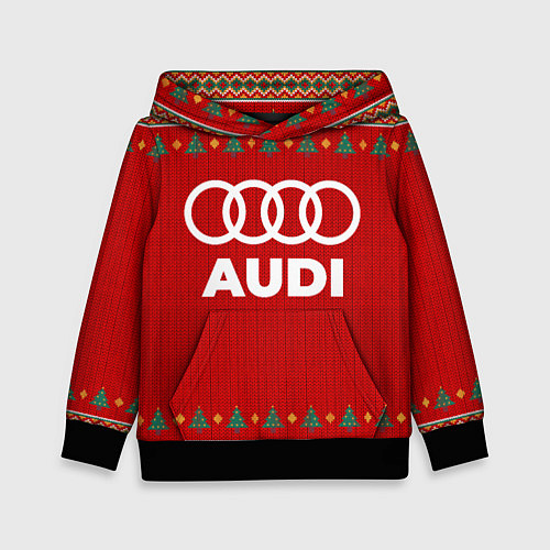 Детская толстовка Audi new year / 3D-Черный – фото 1