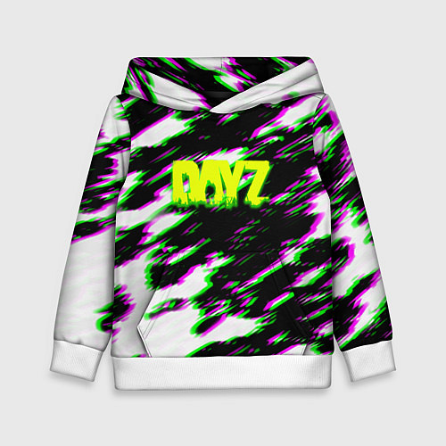 Детская толстовка Dayz кислотные краски / 3D-Белый – фото 1