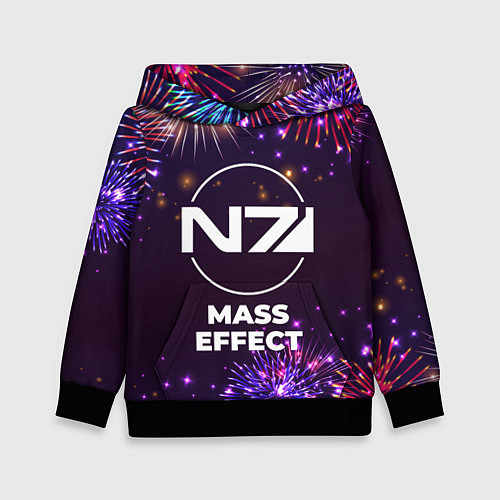 Детская толстовка Праздничный Mass Effect / 3D-Черный – фото 1
