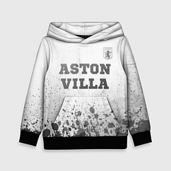 Толстовка-худи детская Aston Villa - white gradient посередине, цвет: 3D-черный