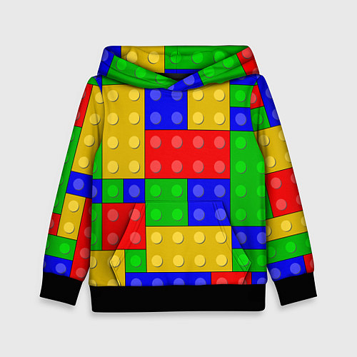 Детская толстовка Детали Лего / 3D-Черный – фото 1