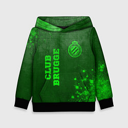 Детская толстовка Club Brugge - green gradient вертикально
