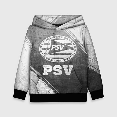 Детская толстовка PSV - grey gradient / 3D-Черный – фото 1