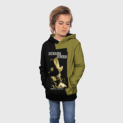 Толстовка-худи детская Indiana Jones and the Great Circle, цвет: 3D-черный — фото 2