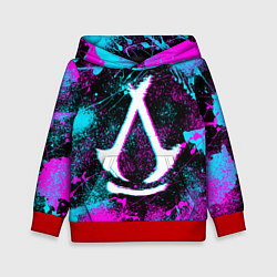 Детская толстовка Assassins creed shadows - neon color