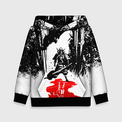 Толстовка-худи детская Assassins creed shadows - два ассасина, цвет: 3D-черный