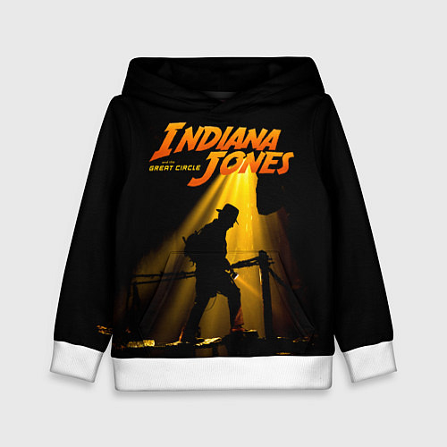 Детская толстовка Indiana Jones / 3D-Белый – фото 1