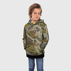 Толстовка-худи детская Stronghold Crusader Definitive Edition, цвет: 3D-черный — фото 2