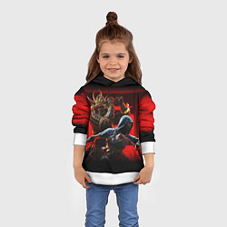 Толстовка-худи детская Assassins Creed Тени, цвет: 3D-белый — фото 2