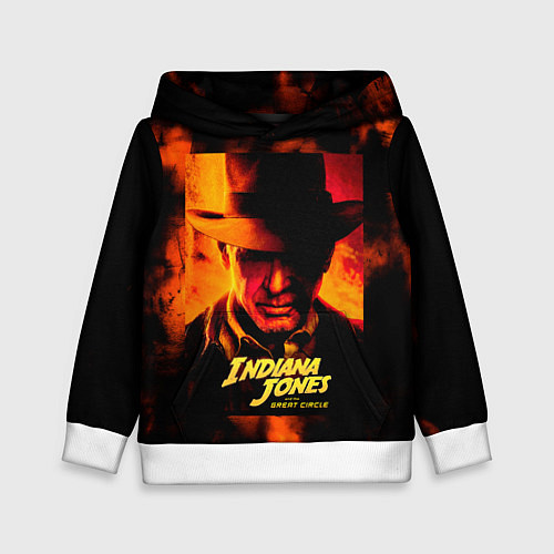 Детская толстовка Indiana Jones and the Great Circle / 3D-Белый – фото 1