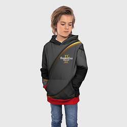 Толстовка-худи детская Игра Kingdom Come: Deliverance 2, цвет: 3D-красный — фото 2