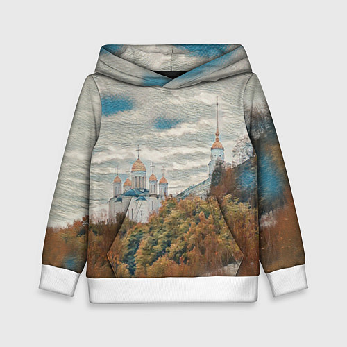 Детская толстовка Храм на горе / 3D-Белый – фото 1