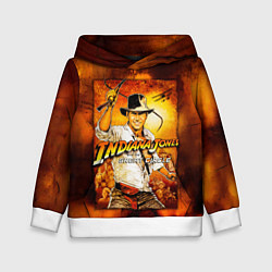 Толстовка-худи детская Indiana Jones and the Great Circle, цвет: 3D-белый