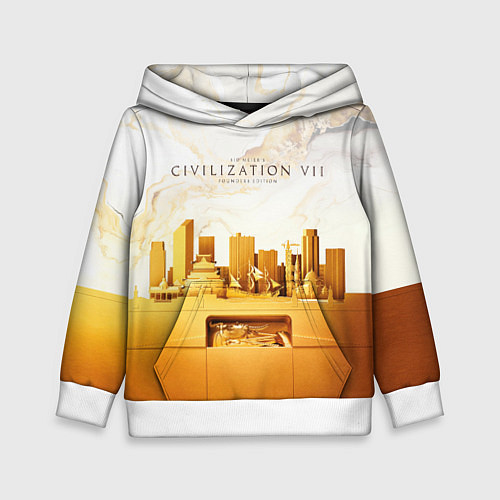 Детская толстовка Civilization VII / 3D-Белый – фото 1