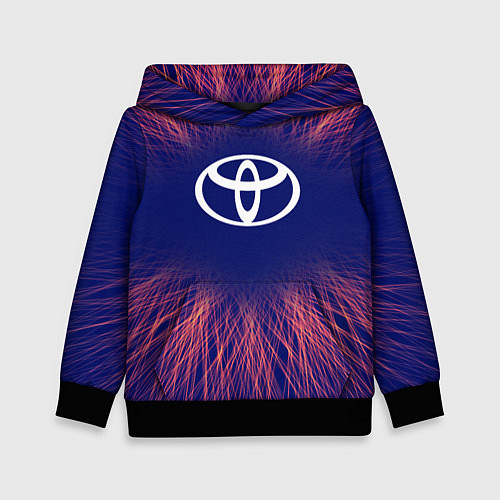 Детская толстовка Toyota red energy / 3D-Черный – фото 1