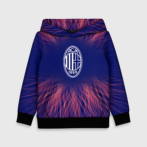 Детская толстовка AC Milan red energy / 3D-Черный – фото 1