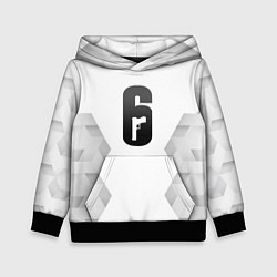 Детская толстовка Rainbow Six white poly
