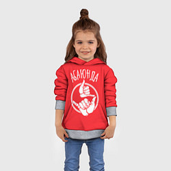 Толстовка-худи детская Абаюнда, цвет: 3D-меланж — фото 2