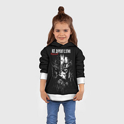 Толстовка-худи детская Все дуреют с этих викингов, цвет: 3D-белый — фото 2