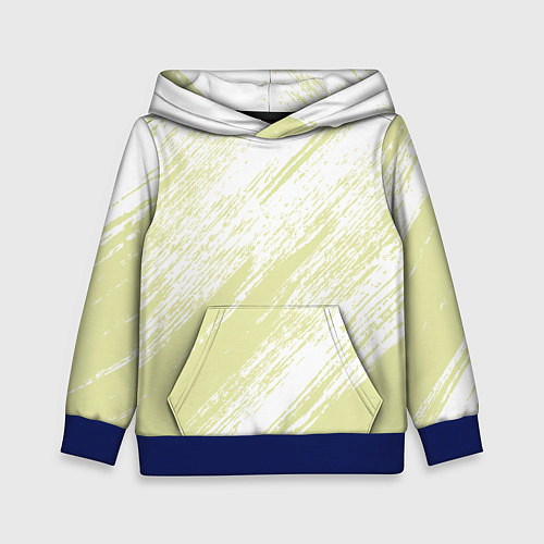 Детская толстовка The color is white and yellow / 3D-Синий – фото 1