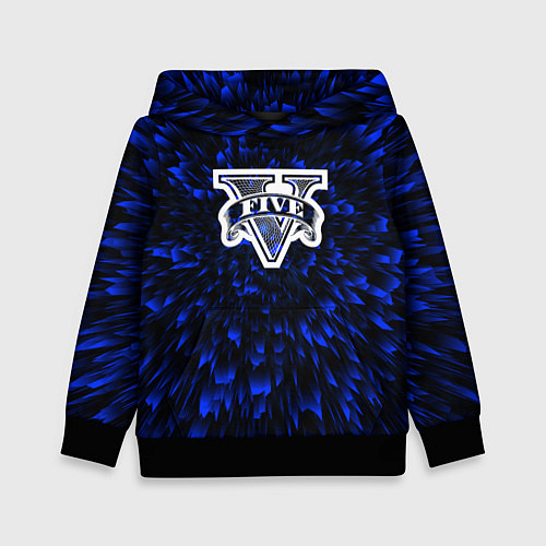 Детская толстовка GTA blue energy / 3D-Черный – фото 1