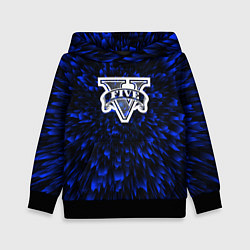 Толстовка-худи детская GTA blue energy, цвет: 3D-черный