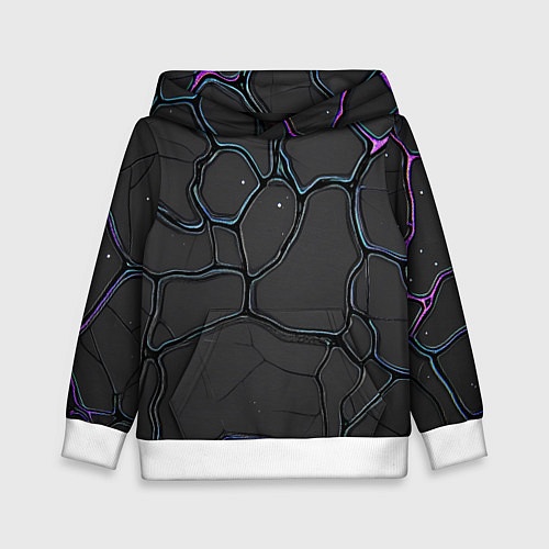Детская толстовка Плита хай-тек текстура / 3D-Белый – фото 1