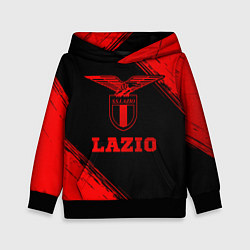 Толстовка-худи детская Lazio - red gradient, цвет: 3D-черный