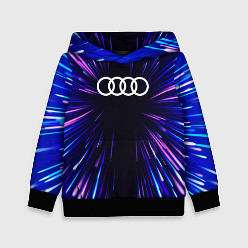 Детская толстовка Audi neon energy / 3D-Черный – фото 1