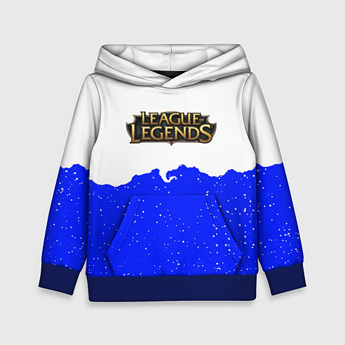 Детская толстовка League of Legends ночь / 3D-Синий – фото 1
